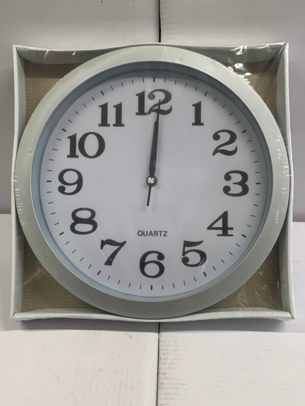 Wandklok  Klassieke Grijze