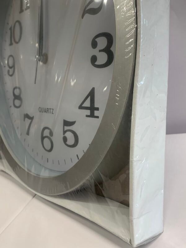 Wandklok  Klassieke Grijze - Image 3