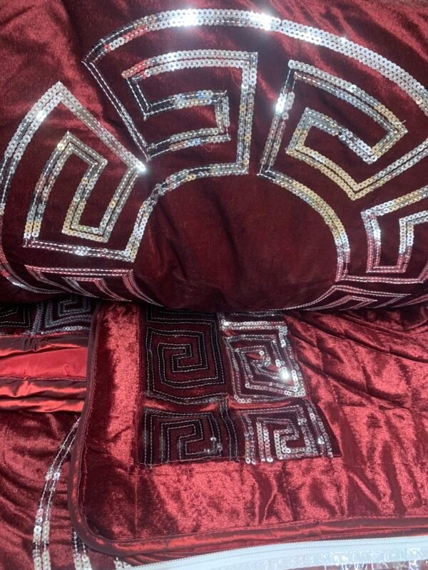 Luxe Dekbed – Bordeaux Rood - Image 2