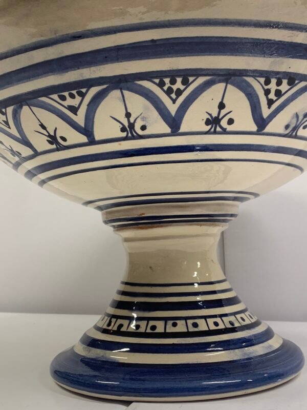 Fruitschaal Handgemaakt Blauw Design - Image 3
