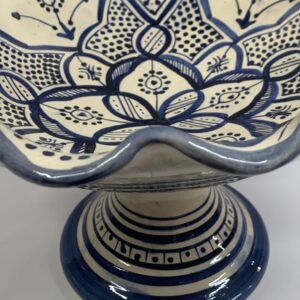 Fruitschaal Handgemaakt Blauw Design