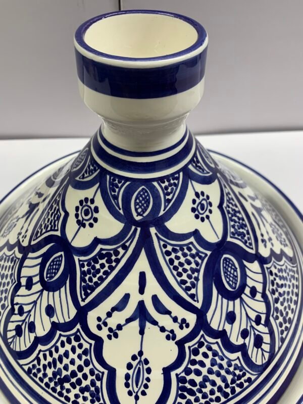 Tajine blue wave design - Image 3